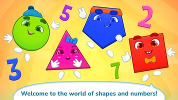 Numbers & Shapes Learning Game پوسٹر