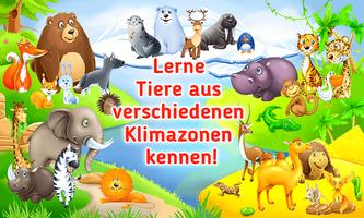 Lernen Tiere für Kleinkinder Plakat