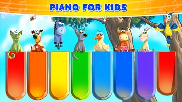 Baby Zoo Piano Games for Kids 海報