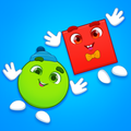 Learning shapes: toddler games for 1 - 4 year olds
