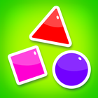 Shape learning: baby games 2 4 আইকন