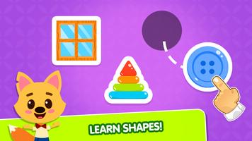 Shape learning: baby games 2 4 poster