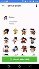 Baixar Goku WAStickerApps APK