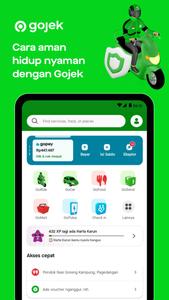 Gojek - Transportasi & Makanan ภาพหน้าจอ 1