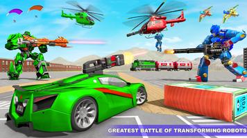 Train Robot transform Car Game скриншот 3