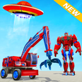 Excavator Robot Car Game – Elephant Robot Games 3d