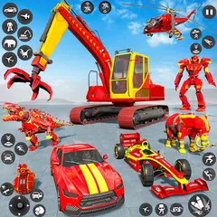 Bagger-Roboter-Auto-Spiel APK Herunterladen