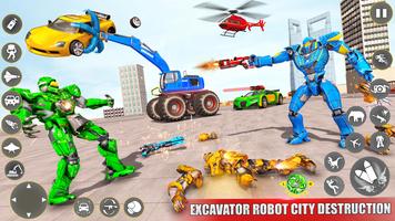 Juego de coche robot excavador captura de pantalla 2