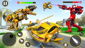 Flying Taxi Robot Transform 3D スクリーンショット 1