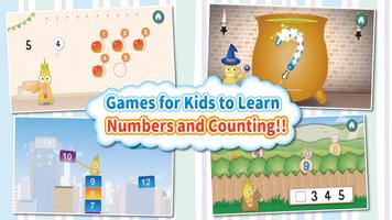 Poster Kids Counting Game: 123 Goobee