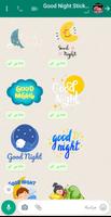 Good Night Stickers capture d'écran 3