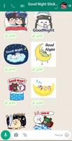 Good Night Stickers capture d'écran 1