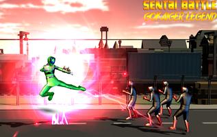 Sentai Battle : Kyuranger Henshin Legend Wars Hero captura de pantalla 3