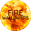 Fire wallpapers on phone icon
