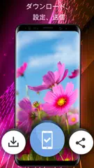 電話用の花の壁紙 アプリダウンロード