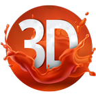 3D-achtergronden-icoon