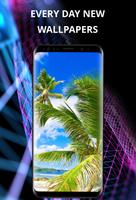 Tropical phone wallpapers poster