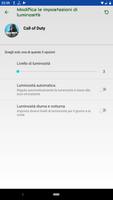 1 Schermata Luminosità per applicazione