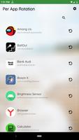 Screen rotation per App poster