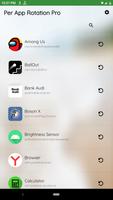 Screen rotation per App: Pro poster