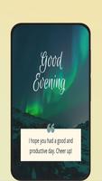 good evening message 海报