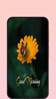 good morning flowers پوسٹر