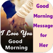 good morning message for her icon