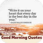 good morning quotes biểu tượng