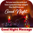 good night message icon