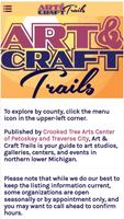 Art & Craft Trails Guide captura de pantalla 1