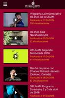 Música UNAM Cartaz
