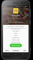 Zesty Joes Pizza الملصق