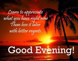 Good Night evening Messages image GIF and greeting syot layar 3