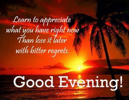 Good Night and Good evening Messages images GIF ảnh chụp màn hình 3