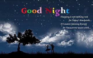 Good Night evening Messages image GIF and greeting syot layar 2
