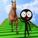 Stickman Real Horse Racing Stunts APK