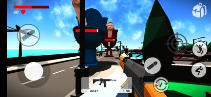 Camera vs Skibydi War Shooter screenshot 2