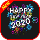 Frohes Neues Jahr GIF 2020 APK