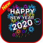 Happy New Year GIF 2020 ikona