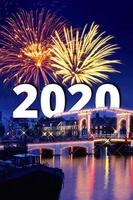Happy New Year GIF 2020 plakat