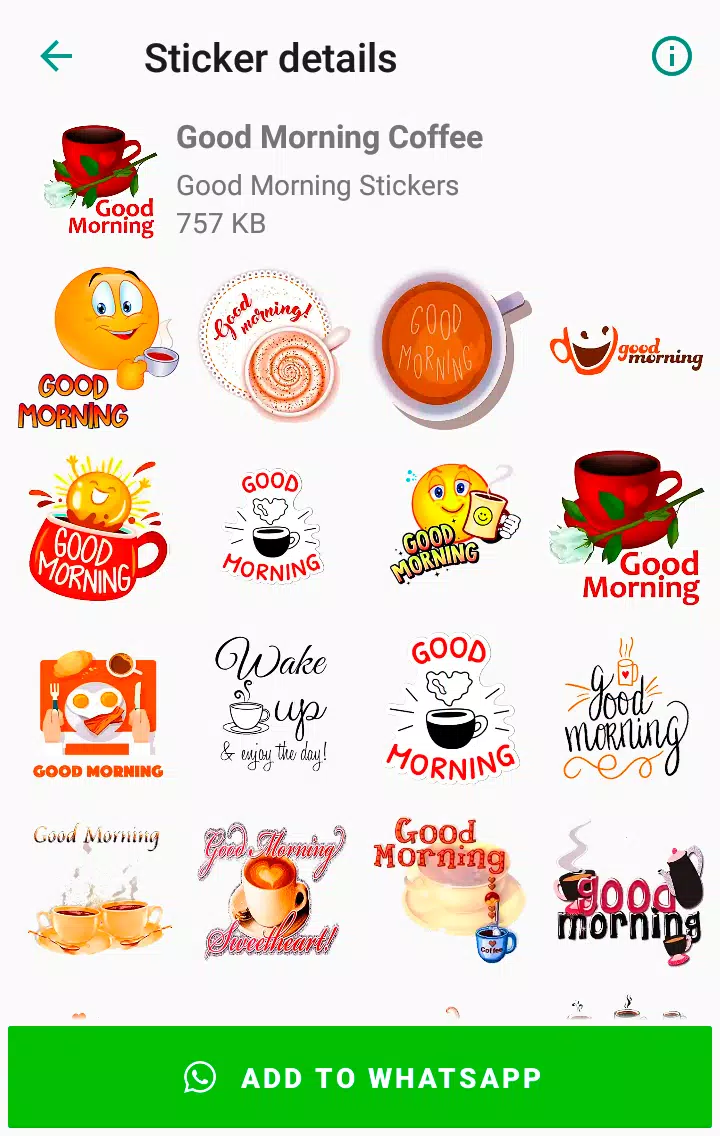 Good Morning Stickers for WhatsApp - WAStickerApps APK for Android ...
