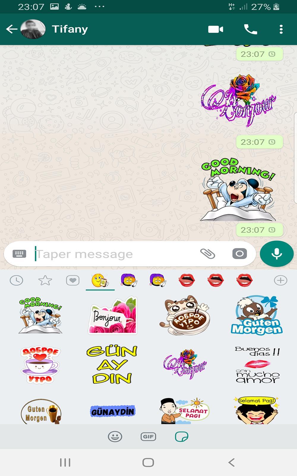 Selamat Pagi Selamat Malam Stiker Untuk Whatsapp For Android