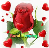 Good night evening message GIF تصوير الشاشة 2