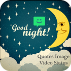 Good Night Video Status-Quotes-Gif wishes-Images आइकन