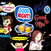 Good Night and Good Morning-WAStickerApps 截圖 3