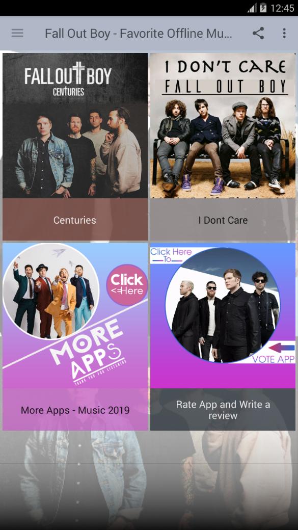 Fall Out Boy Favorite Offline Music Album For Android Apk Download