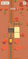 Crossy Rails 3D: Mining Cart Slide Puzzle Game captura de pantalla 3