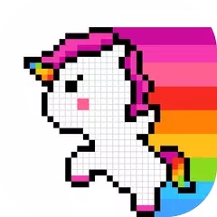 Скачать Pixel paint by Number, Coloring Book APK