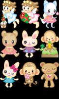 Cute Sticker Affiche