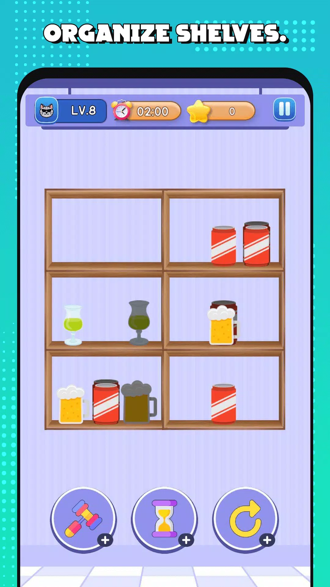 Goods Sorting Game – Merge 3